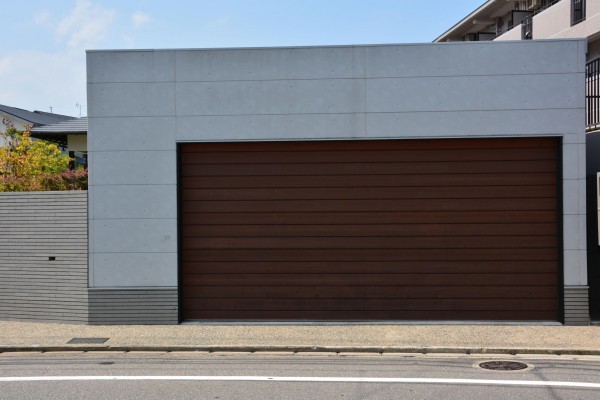 木製ガレージドア ソリッド/福岡県福岡市
