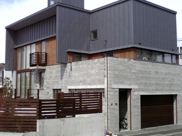 木製ガレージドア ソリッド/北海道札幌市