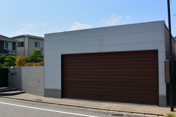 木製ガレージドア ソリッド/福岡県福岡市