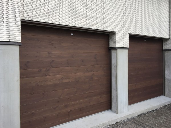 木製ガレージドア 防火設備EB/神奈川県海老名市