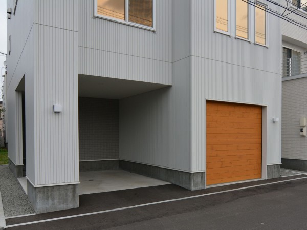 木製ガレージドア 防火設備EB/北海道札幌市